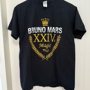 Bruno Mars XXIV Magic Tour T-Shirt Official Merch